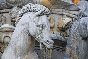 Florenz Piazza della Signoria-Statue foto