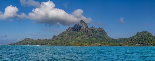 bora bora luftlandschaft französisch-polynesien foto