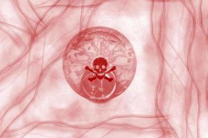 covid19 virus coronavirus bio hazard illustration foto