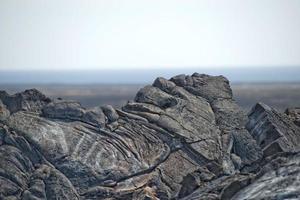 Hawaii Big Island Lavafelder foto