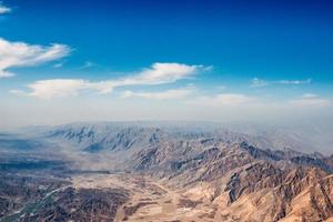 Oman Berge Luftbild Landschaft foto