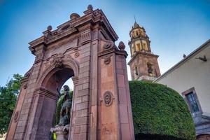 neptunbrunnen in queretaro, mexiko foto