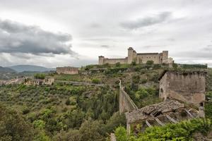 spoleto umbrien italien schloss foto