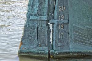 ein Fregattenruder im Hafen von Baltimore foto