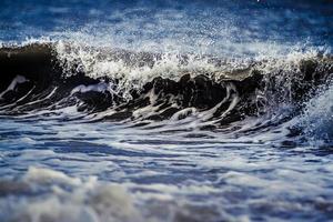 Wellen des Meereshintergrundes foto