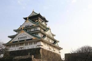 Burg von Osaka in Osaka, Japan foto