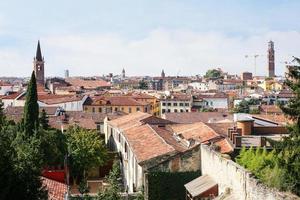 Skyline der Stadt Verona foto