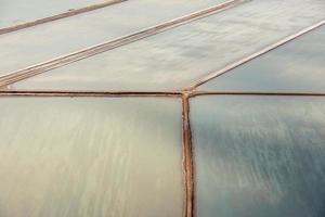 Saline-Luftbild in Shark Bay Australien foto