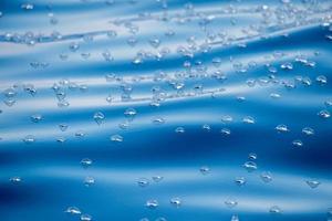 Velella-Quallen auf tiefblauem Meeresrücken foto