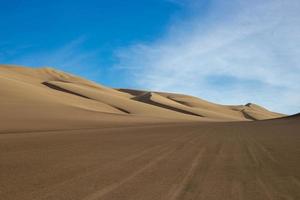 braune Sanddünen foto