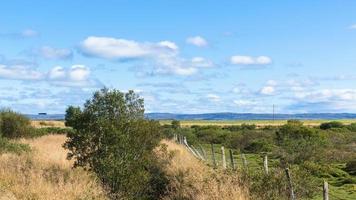 Land landet im Herbst in Island foto