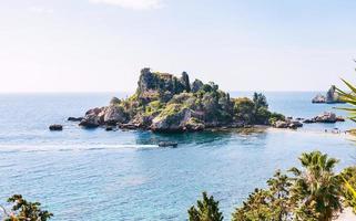 insel isola bella in der nähe von taormina, sizilien foto