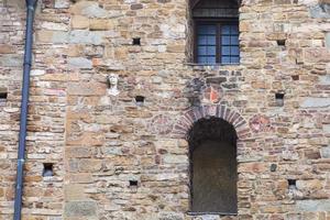 dekorierte Wand der Kirche Santa Maria Maggiore foto