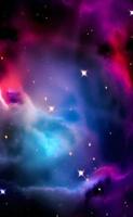 galaxie raum hintergrund universum magie himmel nebel nacht lila kosmos. kosmische galaxie tapete blau sternenklare farbe sternenstaub. blau textur abstrakt galaxie unendlich zukunft dunkel tief licht foto