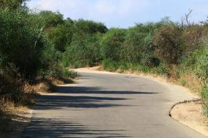 Autobahn in Israel von Norden nach Süden foto