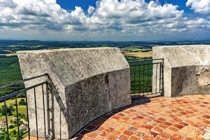 Landschaft von der Burg Bezdez foto