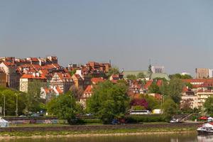 Altstadt an der Weichsel malerische Landschaft in der Stadt Warschau, Polen foto