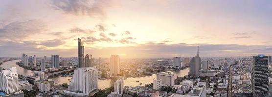 Panorama der Skyline von Bangkok
