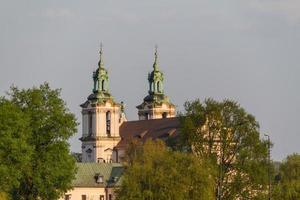 historisches gebäude in krakau. Polen foto