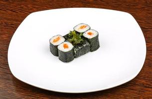 Sushi mit Lachs foto