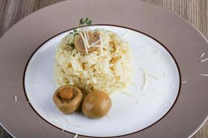 Risotto mit Pilzen foto