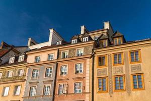 Schlossplatz in Warschau, Polen foto