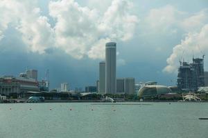 Gebäude in der Skyline von Singapur foto