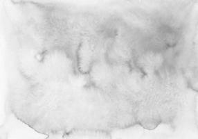 Aquarell grauer und weißer Hintergrund, Flecken auf Papier foto