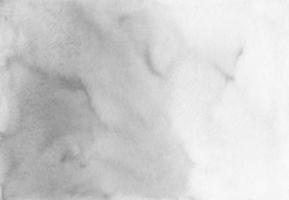 Aquarell Schwarz-Weiß-Ombre-Hintergrund. hellgrauer Verlaufshintergrund, Flecken auf Papier. foto