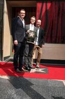 los angeles, sep 15 - jason segal, neil patrick harris, joss wheden bei der zeremonie, die neil patrick harris einen stern auf dem hollywood walk of fame im frolic room am 15. september 2011 in los angeles, ca foto