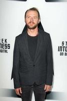 los angeles, 10. september - simon pegg bei der star trek into dark blu-ray und dvd release party im california science center, am 10. september 2013 in los angeles, ca foto