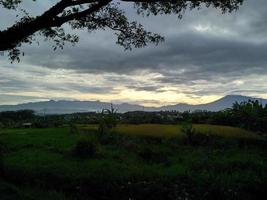 schöne Aussicht am Morgen foto