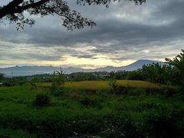 schöne Aussicht am Morgen foto