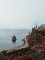 malerische Aussicht auf die Golden Gate Bridge foto