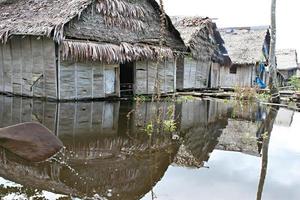 Häuser in Belen - Peru foto
