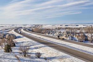 Colorado Autobahn im Winter