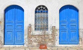 blaue Türen-Kastellorizo