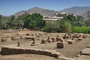 archäologische stätte ayla in aqaba, jordanien foto