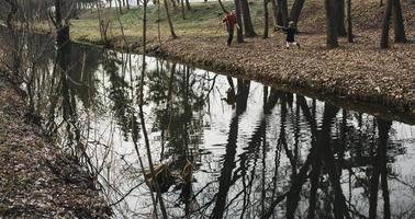 Ansicht der Wasserreflexion foto