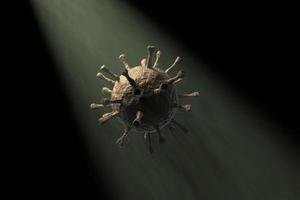 Virus Coronavirus-Krankheit Covid-19, Virus 3d gerendert foto