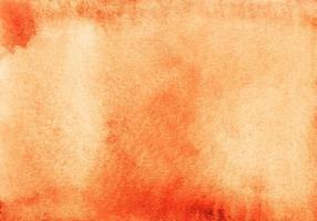 Aquarell alter orangefarbener Hintergrund. strukturiertes Papier. foto