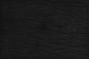 Holz schwarzer Tischhintergrund. dunkle obere Textur leer für Design foto