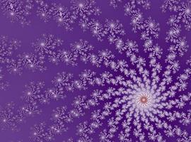 schöner Zoom in ein unendliches mathematisches Fraktal-Set. foto