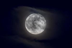 Vollmond auf dem Schwarzen foto