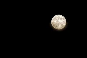 Vollmond auf dem Schwarzen foto