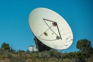 Weltraummond-Eroberungsantenne in Carnarvon Australien foto
