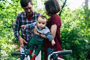 Familienporträt im Freien foto