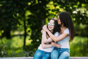 Mutter und Tochter foto