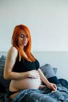 paar schwangerschaft porträt foto