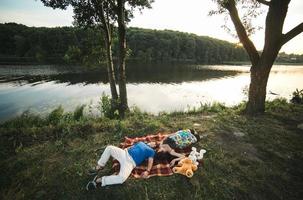 paar schwangerschaft porträt foto